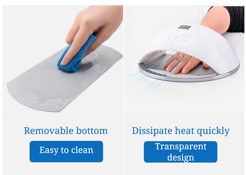 easy to clean nail uv light dryer